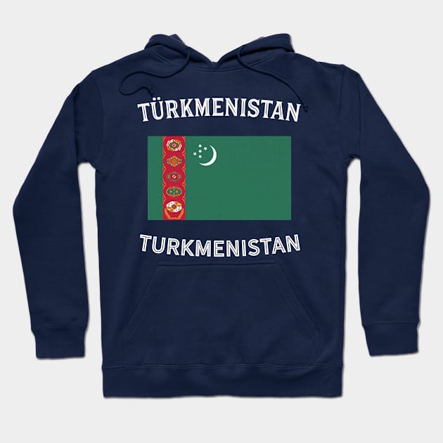 Turkmenistan Flag Hoodie by phenomad